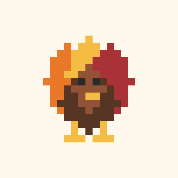 Mini Pocket Turkey bead pattern
