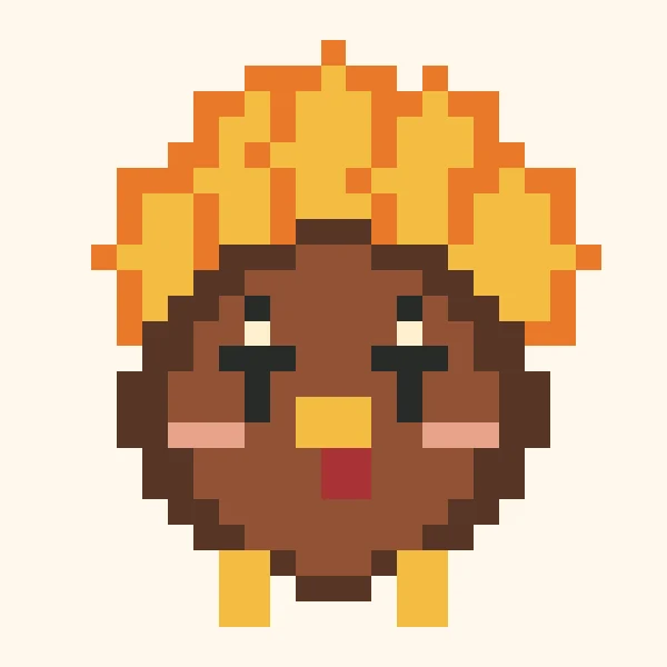 Rosy Cheeks Turkey bead pattern