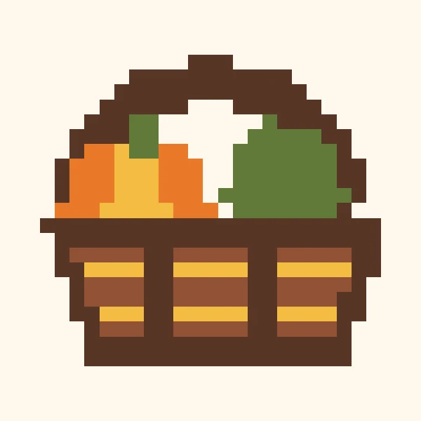 Thanksgiving Market Basket bead pattern